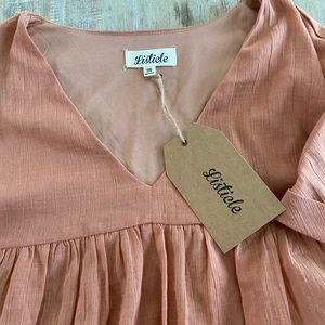 Listicle Dresses | Nwt Listicle Babydoll Tunic Dress Coral M | Poshmark